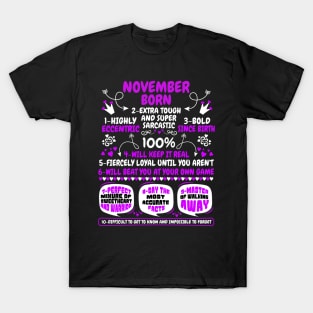 November Born T-Shirt